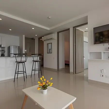 Apartamento Lujoso Apto De 2 Piso 32- Morros Cartagena